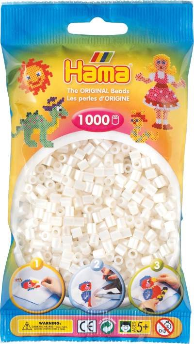 Koraliki Hama MIDI 1000 Koralików 207-64 Kolor Perłowy