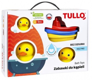 Tullo - Kaczuszki do kąpieli + łódki - Bez dziurek 516