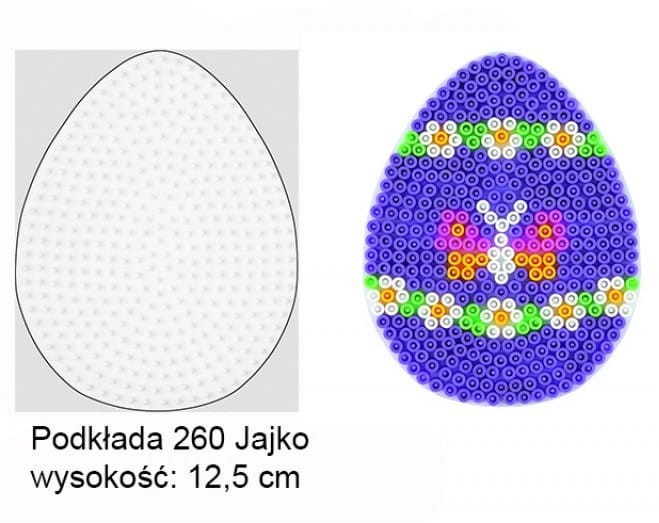 Koraliki Hama Midi Podkładka 260 Jajko