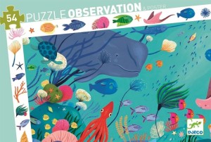 DJECO Puzzle Obserwacja - 54 elementy - Podwodny świat 07562