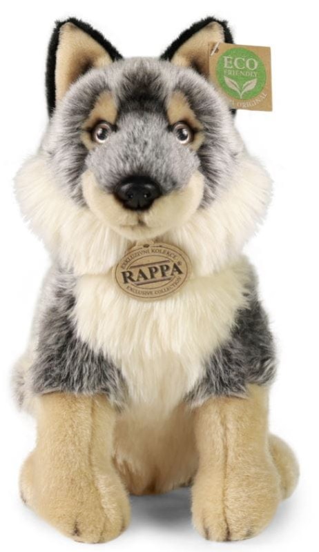Rappa 221727 Maskotka Pluszowy Wilk siedzący 28 cm