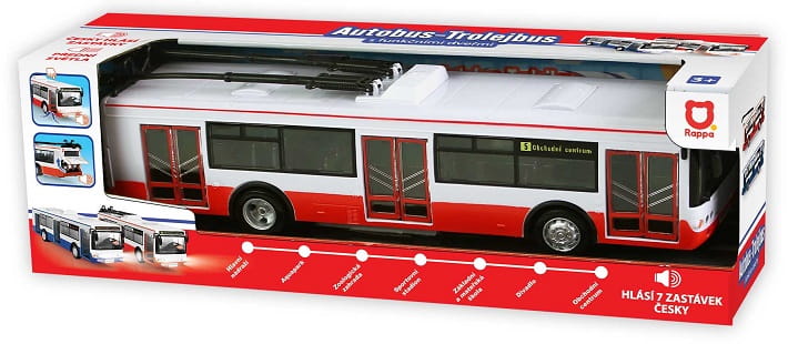 Rappa 196902 Trolejbus światło + dźwięk