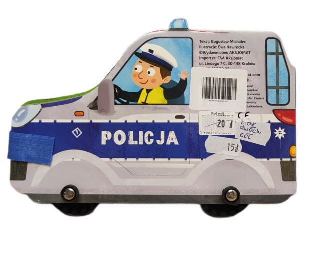 OUTLET - Aksjomat - Książeczka - Świat na kółkach - Policja - 9168