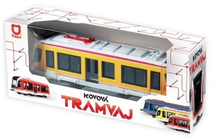 Rappa 235588 Żółty tramwaj 20 cm