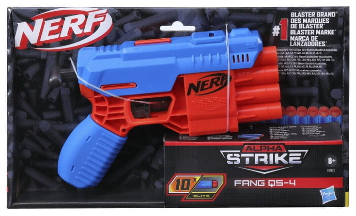 NERF Alpha Strike - Wyrzutnia Fang QS-4 E6973