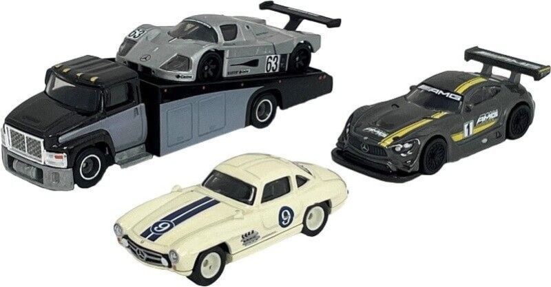 Hot Wheels Premium - Zestaw pojazdów Mercedes-Benz GRN85