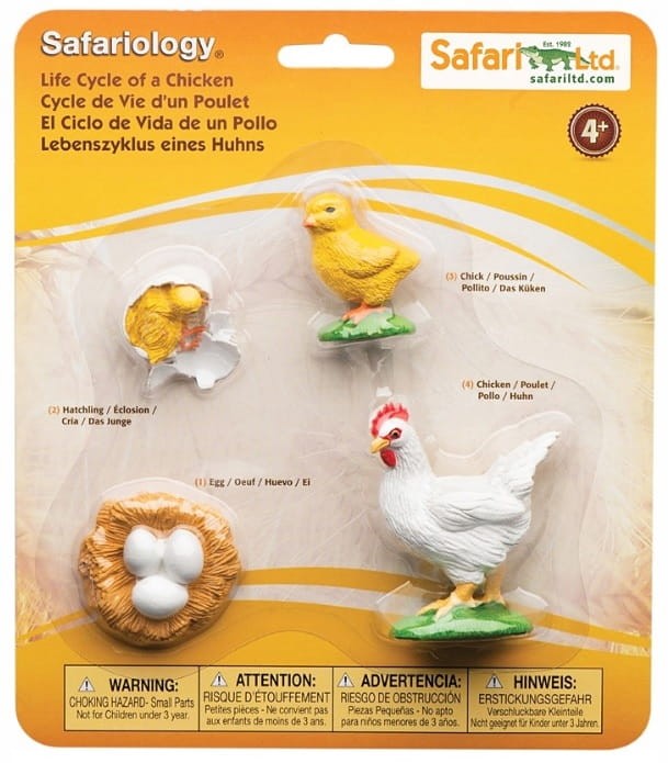 Safari Ltd - Zestaw figurek - Cykl życia kury 662816