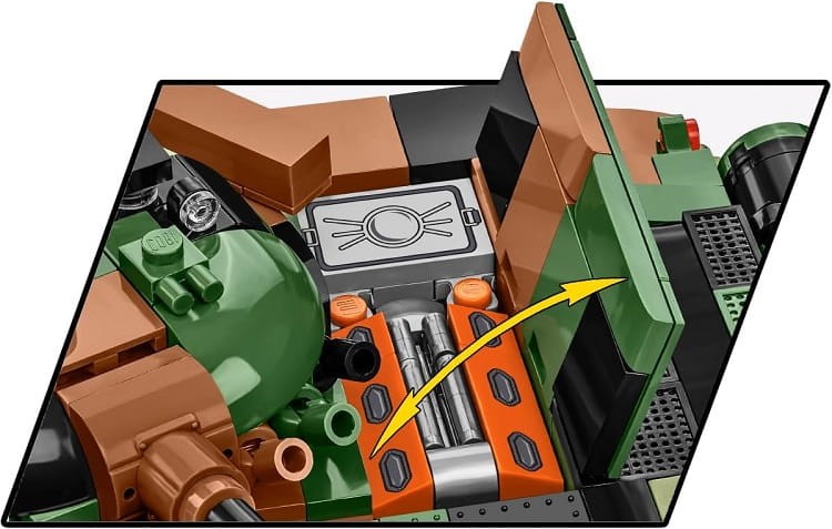 COBI 2624 Armed Forces - Czołg T-72 M1R (PL/UA)