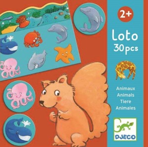 DJECO 08120 Gra edukacyjna LOTTO - Zwierzątka