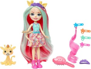 Enchantimals - Glam Party - Lalka Gillian Giraffe i Pawl HNV29