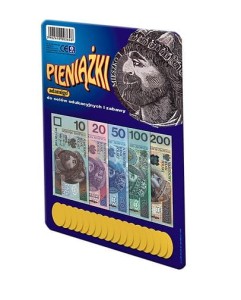 Adamigo – Zestaw edukacyjny - Pieniążki - banknoty i bilon – 03648