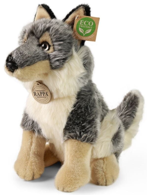 Rappa 221727 Maskotka Pluszowy Wilk siedzący 28 cm