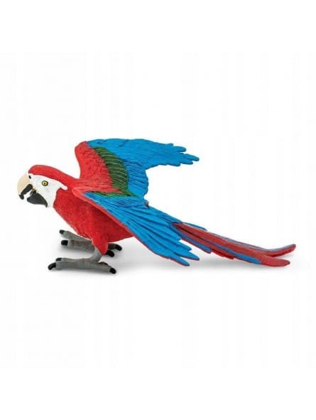 Safari Ltd - Figurka Papuga ara zielonoskrzydła 263929