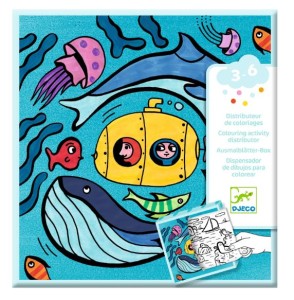 DJECO - Kolorowanki z grami - Ocean - 00051