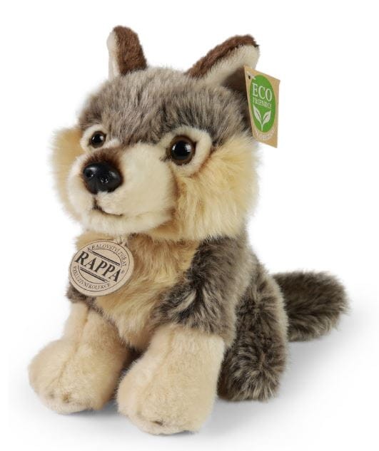 Rappa 866898 Maskotka Pluszowy Wilk siedzący 18 cm