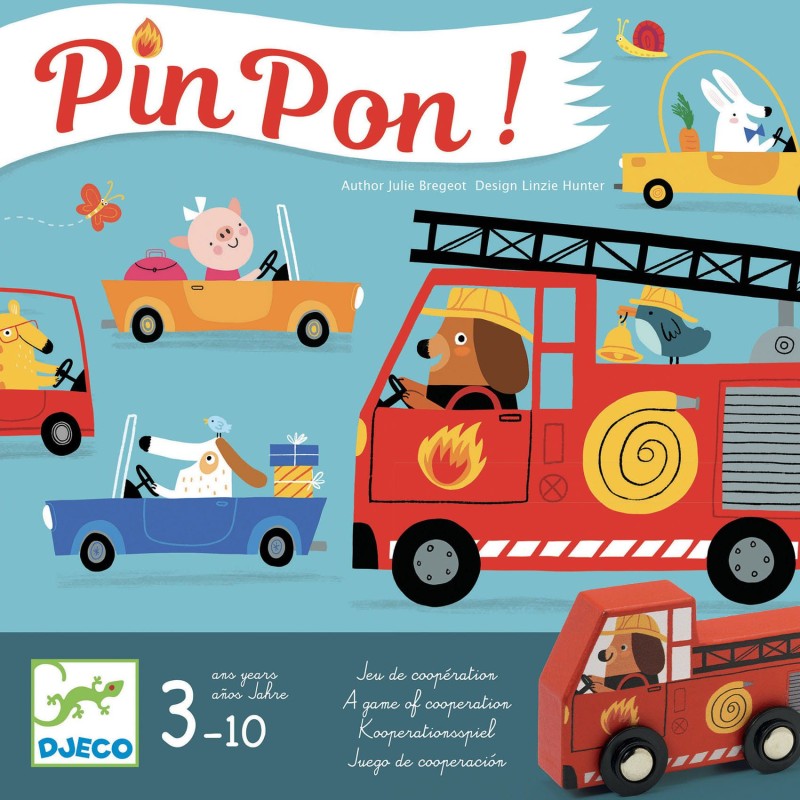DJECO 08571 Gra kooperacyjna – Pin Pon! Alarm!