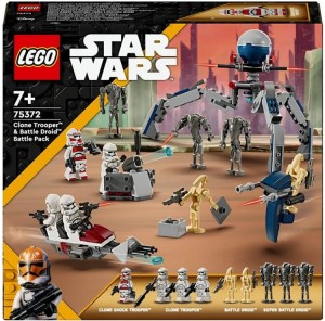 LEGO Star Wars 75372 Zestaw bitewny z żołnierzem armii klonów™ i droidem bojowym™