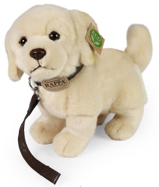 Rappa 231009 Maskotka Golden Retriever na smyczy 25 cm