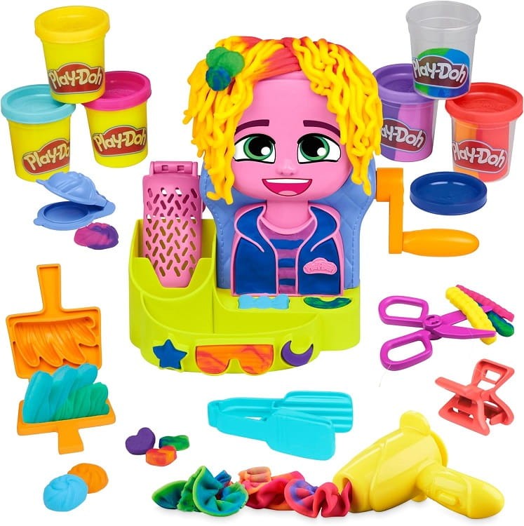Play-Doh - Zestaw z ciastoliną - Salon fryzjerski F8807