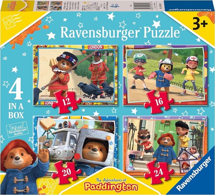 Ravensburger - Puzzle 4w1 - Miś Paddington 12001051