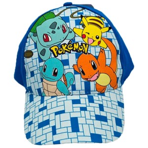 Pokemon - Czapka z daszkiem – Niebieska 19733